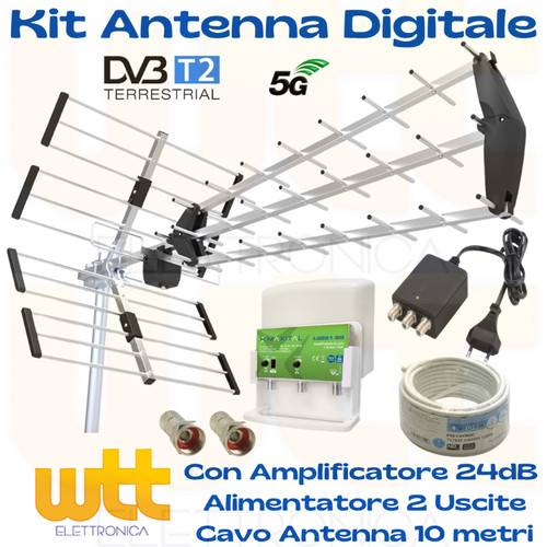 Kit antenna amplificata - antenna,